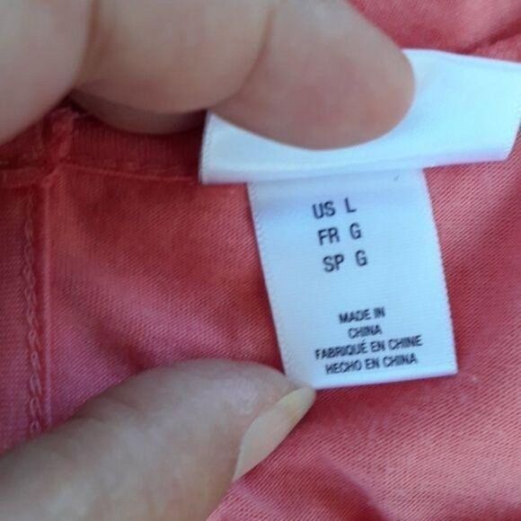 Y2K Motherhood Maternity L Blouse Top Boho Sheer Flutter Sleeve Empire Pink - Picture 8 of 8